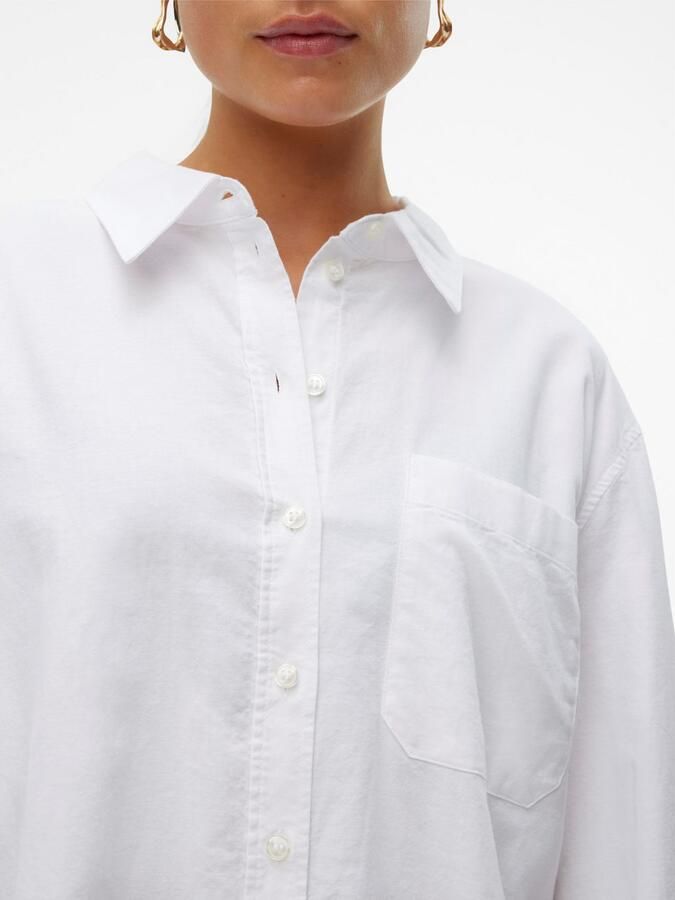 Vero Moda Blouse met lange mouwen VMIDA OXFORD SHIRT WVN GA NOOS - Foto 5