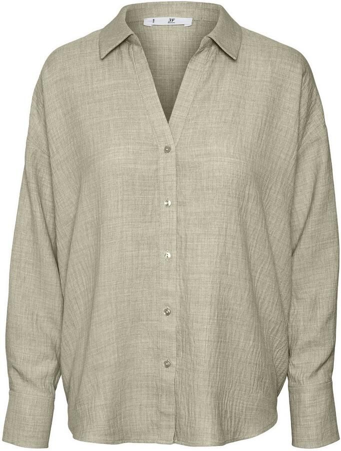Vero Moda Blouse met lange mouwen VMMELANEY QUEENY LS SHIRT WVN NOOS