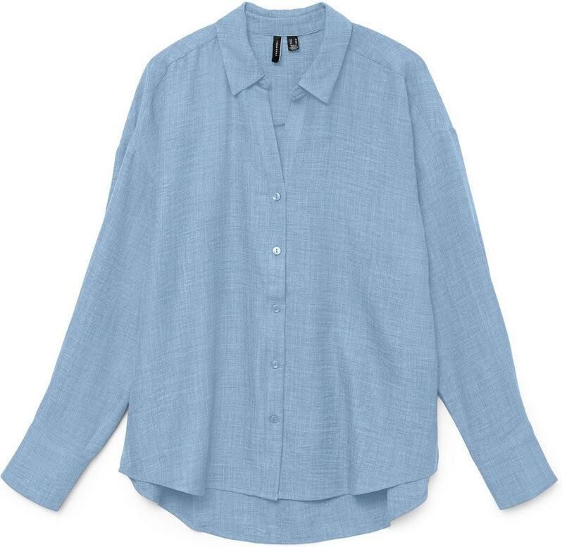 Vero Moda Blouse met lange mouwen VMMELANEY QUEENY LS SHIRT WVN NOOS - Foto 1