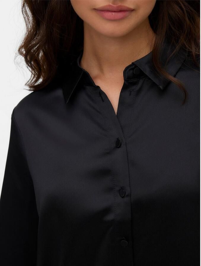 Vero Moda Blouse met lange mouwen VMMERLE LS SHIRT WVN GA NOOS - Foto 2