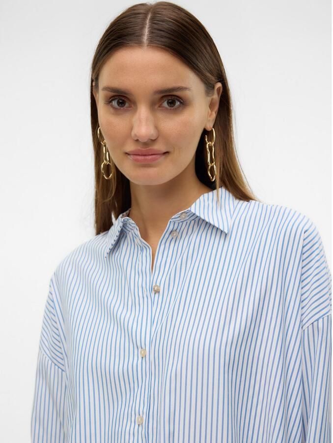 Vero Moda Blouse met lange mouwen VMNORA LS OVERSIZE SHIRT WVN GA NOOS