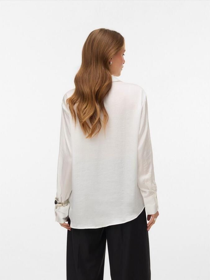 Vero Moda Blouse met lange mouwen VMSOMMER LS SHIRT WVN GA NOOS - Foto 2