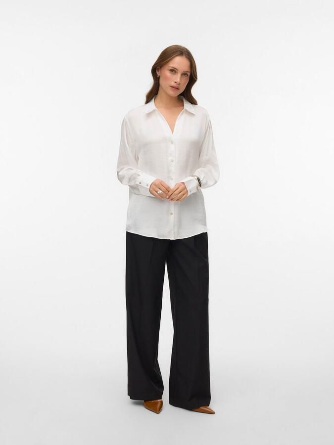 Vero Moda Blouse met lange mouwen VMSOMMER LS SHIRT WVN GA NOOS - Foto 4