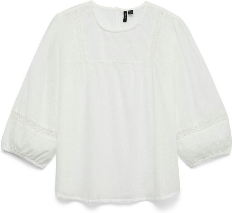 Vero Moda Blouse met lange mouwen VMTRINE 3 4 LACE TOP WVN GA NOOS - Foto 6