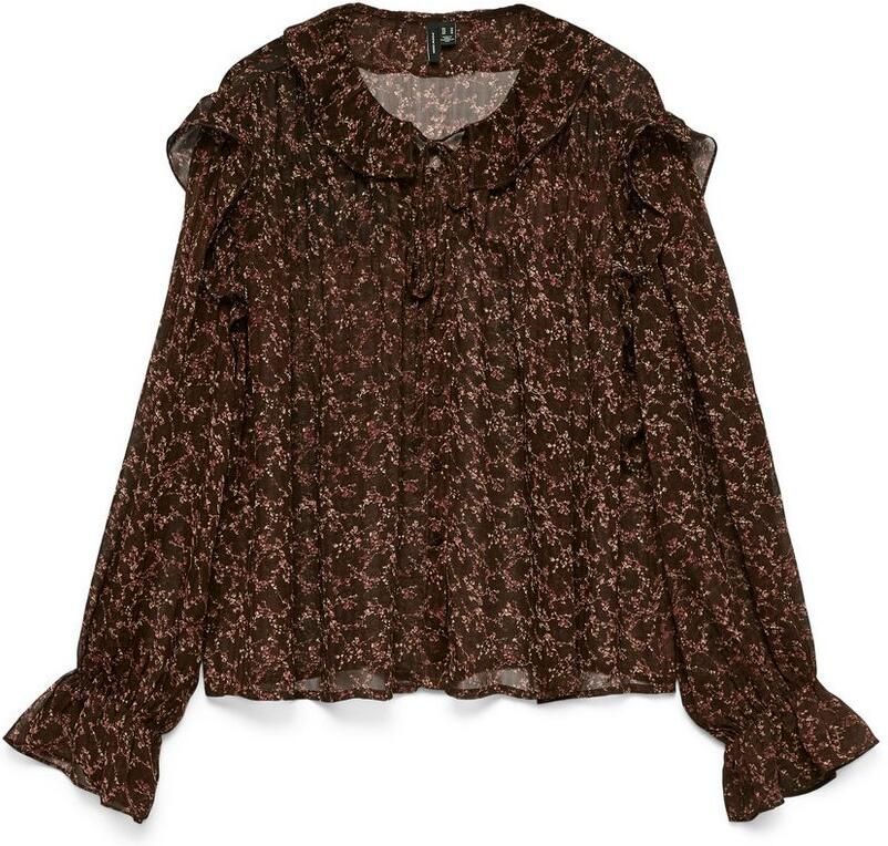 Vero Moda Regular fit blouse met platte kraag model 'PETRA' - Foto 2