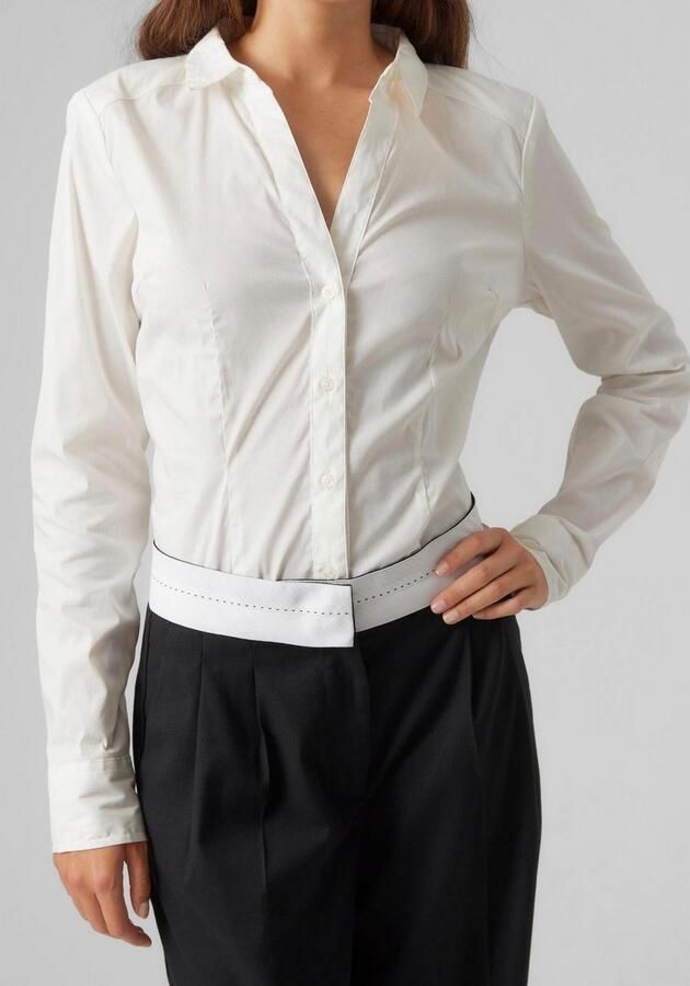 Vero Moda Blousebody VMLADY L S G-STRING SHIRT WVN NEW NOOS - Foto 8