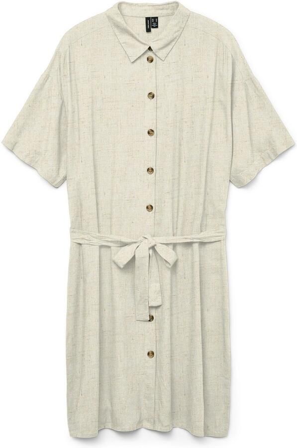 Vero Moda Blousejurk VMTHEA SS SHORT SHIRT DRESS WVN NOOS - Foto 4