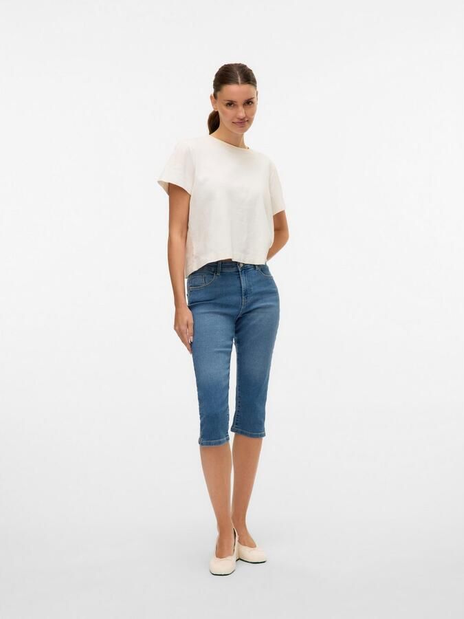 Vero Moda Capri jeans VMELLY MR KNICKERS DNM MIX NOOS - Foto 4