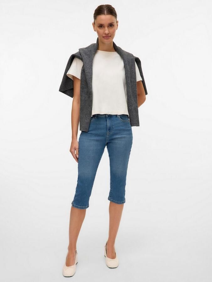 Vero Moda Capri jeans VMELLY MR KNICKERS DNM MIX NOOS