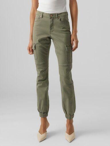 Vero Moda Cargobroek VMIVY MR ANKLE CARGO PANTS NOOS - Foto 6