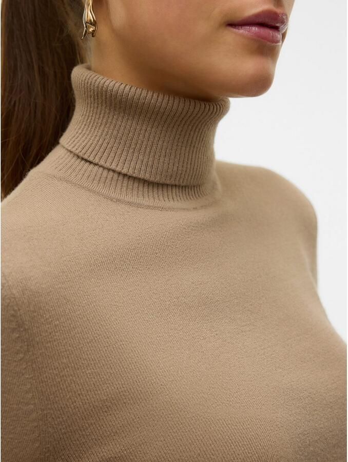 Vero Moda Coltrui VMHAPPINESS LS ROLLNK PULLOVE GA BOO REP