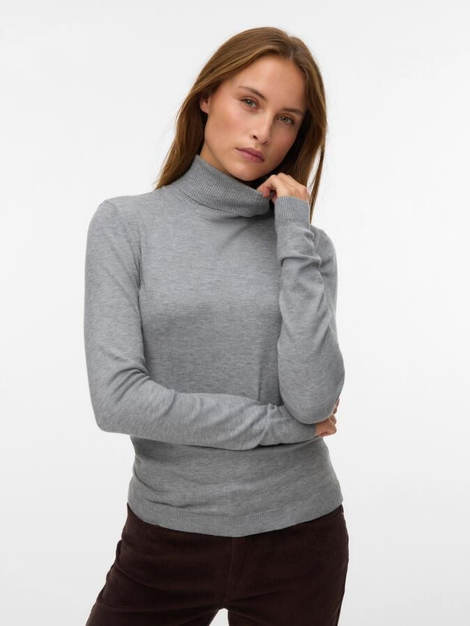 Vero Moda Coltrui VMHAPPINESS LS ROLLNK PULLOVE GA NOOS - Foto 6