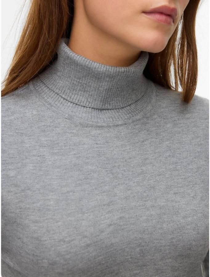 Vero Moda Coltrui VMHAPPINESS LS ROLLNK PULLOVE GA NOOS - Foto 2