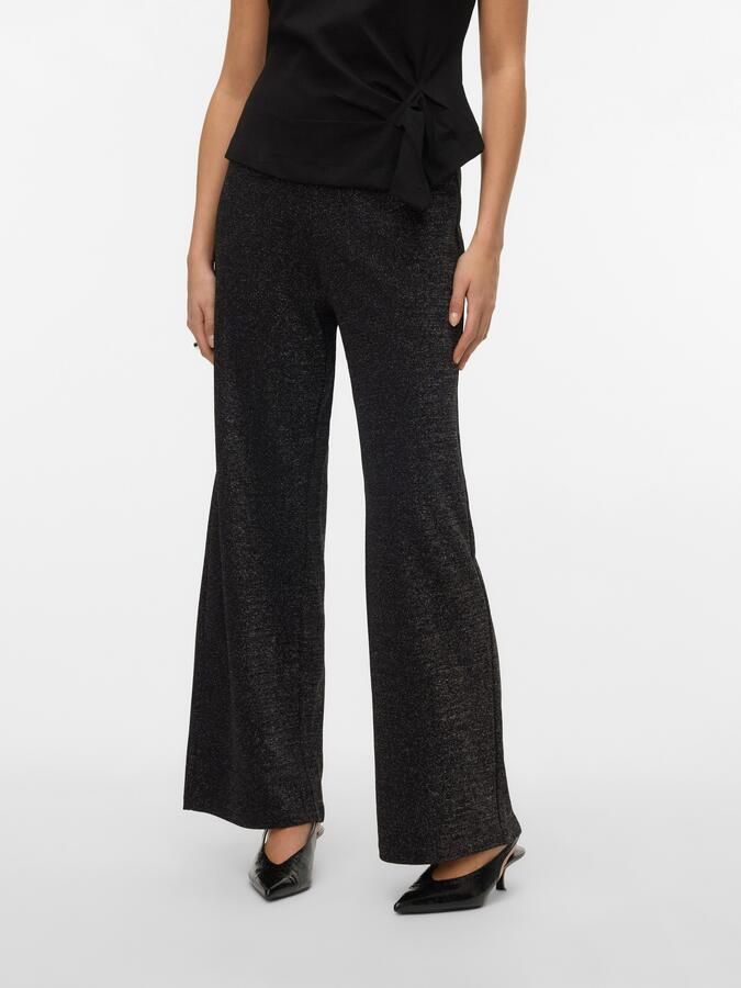 Vero Moda Comfortbroek VMBERLIN MW WIDE GLITTER PANT NOOS - Foto 9
