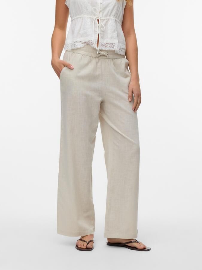 Vero Moda Comfortbroek VMCAIA MW WIDE PANT WVN NOOS - Foto 4