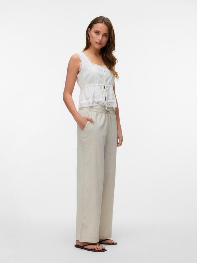 Vero Moda Comfortbroek VMCAIA MW WIDE PANT WVN NOOS - Foto 3
