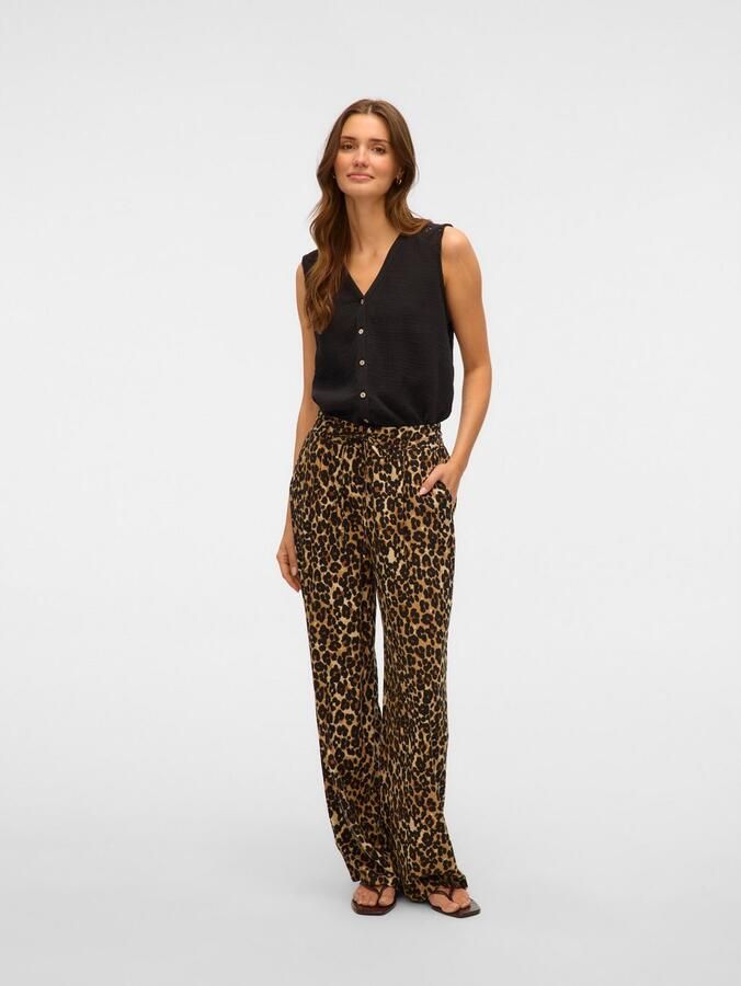 Vero Moda Comfortbroek VMJESMILO HW WIDE PANTS WVN NOOS - Foto 2