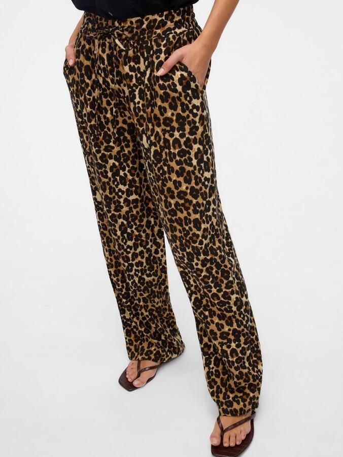 Vero Moda Comfortbroek VMJESMILO HW WIDE PANTS WVN NOOS - Foto 3