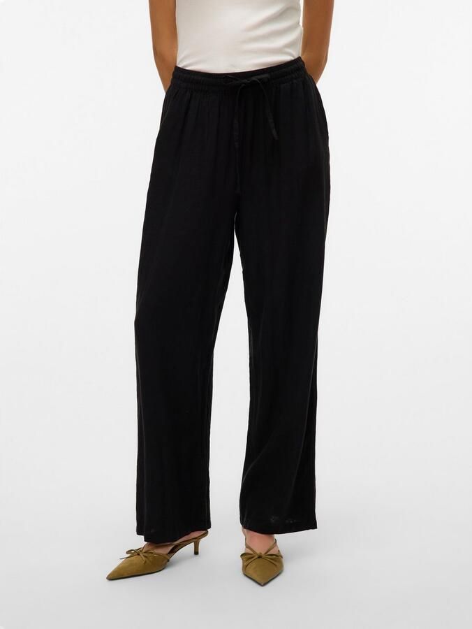 Vero Moda Comfortbroek VMLINN LINEN PANTS WVN NOOS - Foto 4