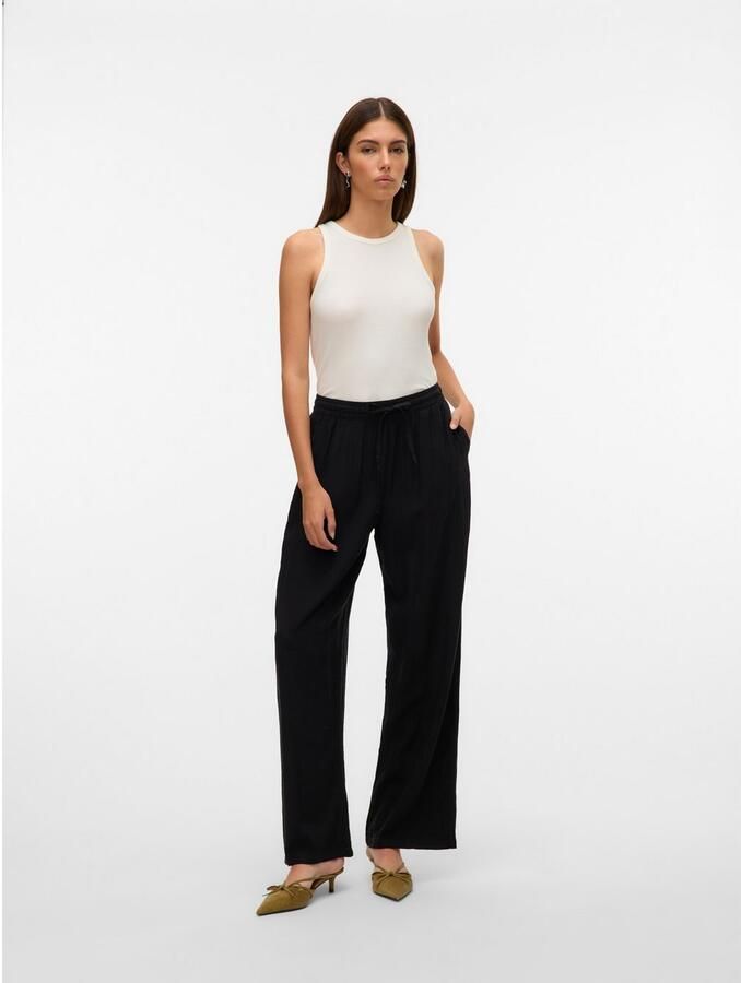Vero Moda Comfortbroek VMLINN LINEN PANTS WVN NOOS - Foto 2