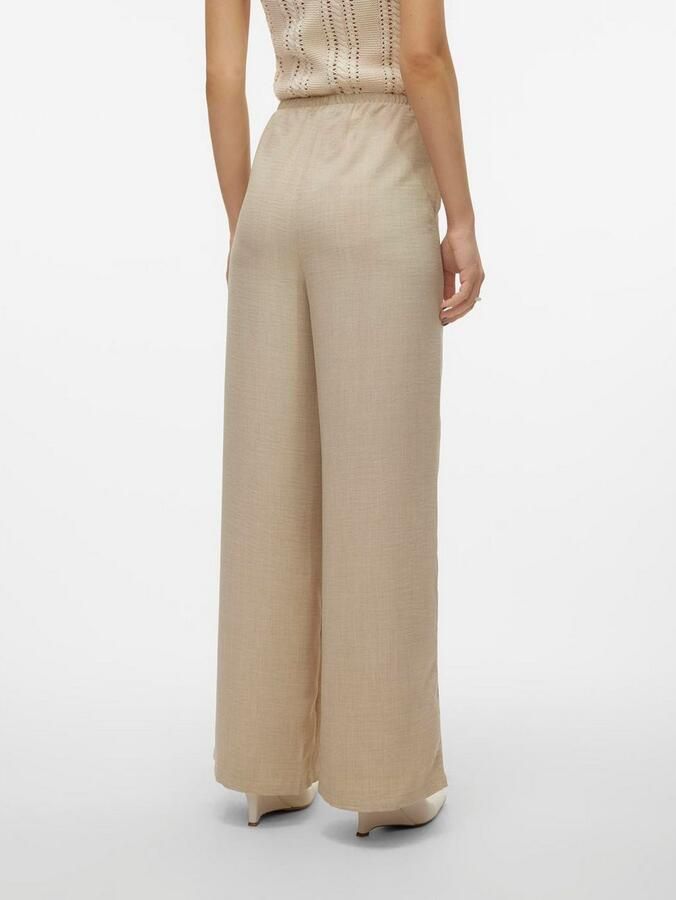 Vero Moda Comfortbroek VMMELANEY HW LOOSE PANT WVN GA NOOS - Foto 3