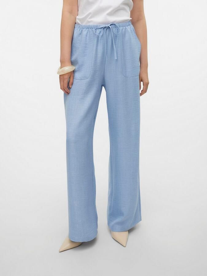 Vero Moda Comfortbroek VMMELANEY HW LOOSE PANT WVN GA NOOS - Foto 2
