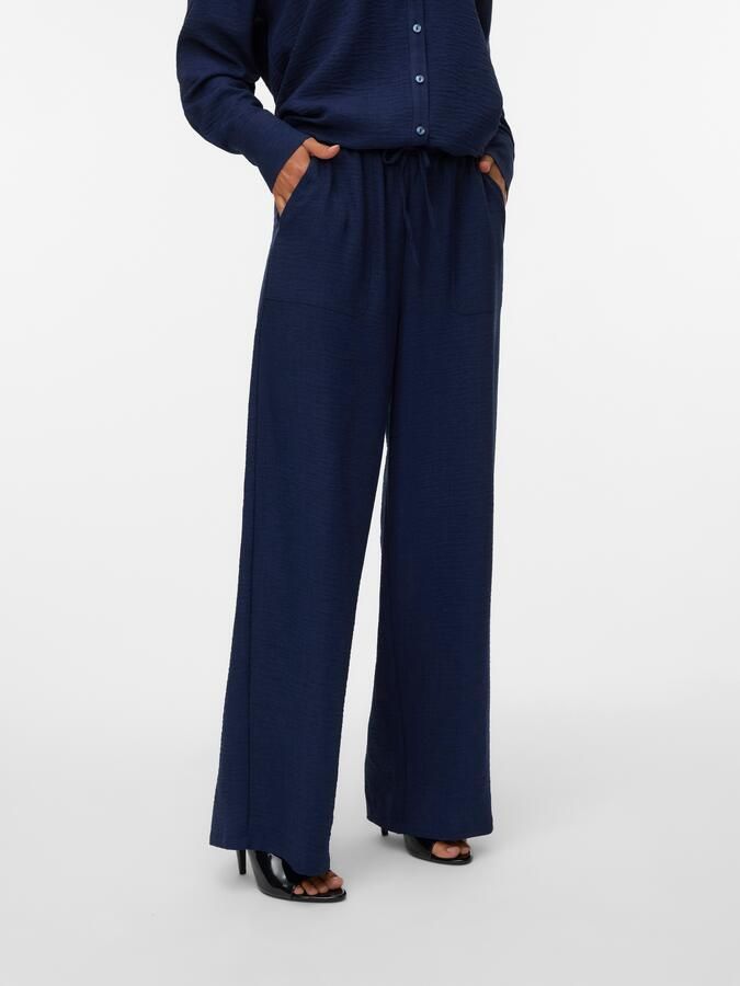Vero Moda Comfortbroek VMMELANEY HW LOOSE PANT WVN GA NOOS - Foto 5