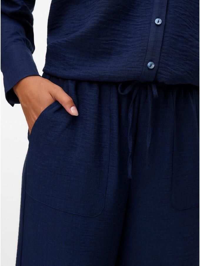 Vero Moda Comfortbroek VMMELANEY HW LOOSE PANT WVN GA NOOS