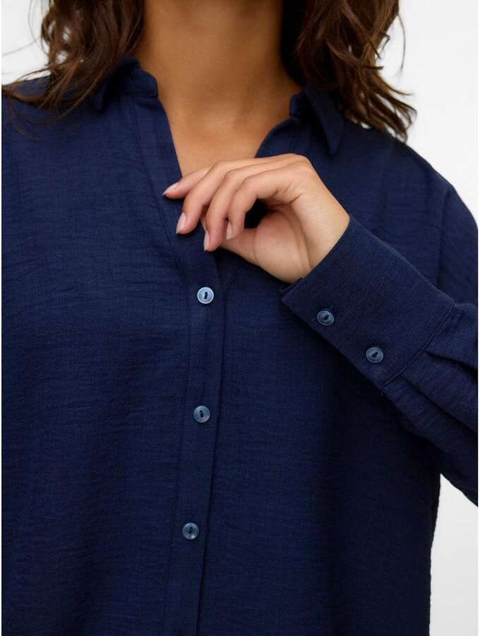 Vero Moda Comfortbroek VMMELANEY HW LOOSE PANT WVN GA NOOS - Foto 2