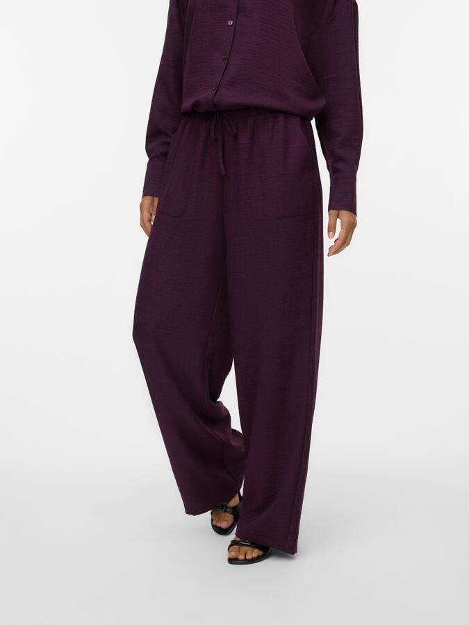 Vero Moda Comfortbroek VMMELANEY HW LOOSE PANT WVN GA NOOS - Foto 6