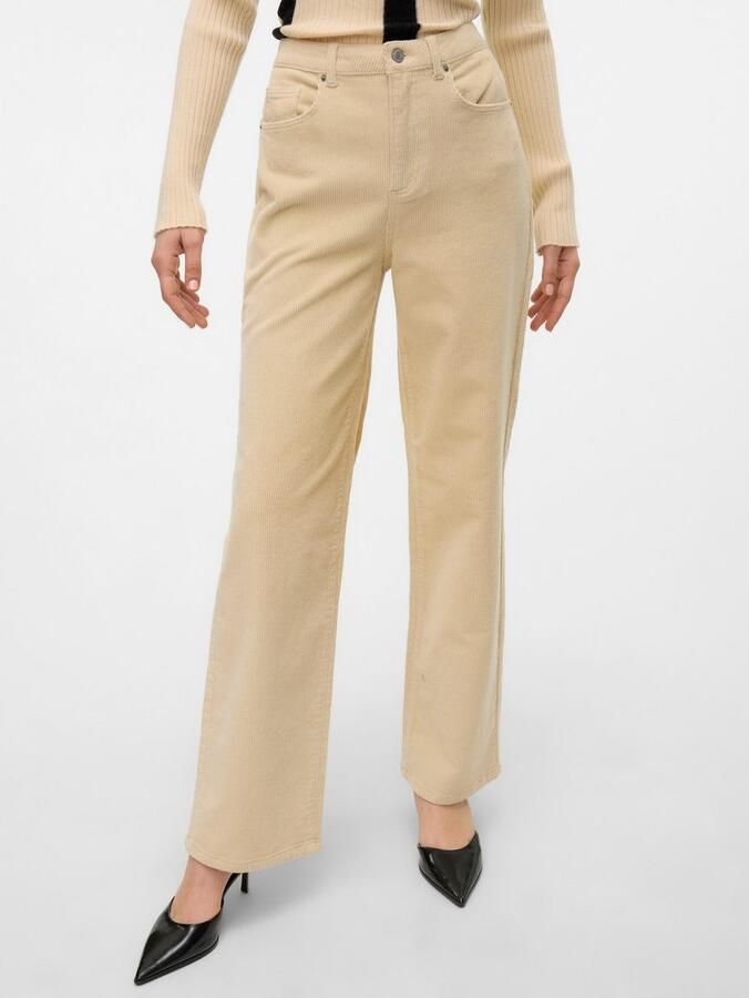 Vero Moda Cordbroek VMTESSA HR WIDE CORDUROY PANTS GA NOOS - Foto 3