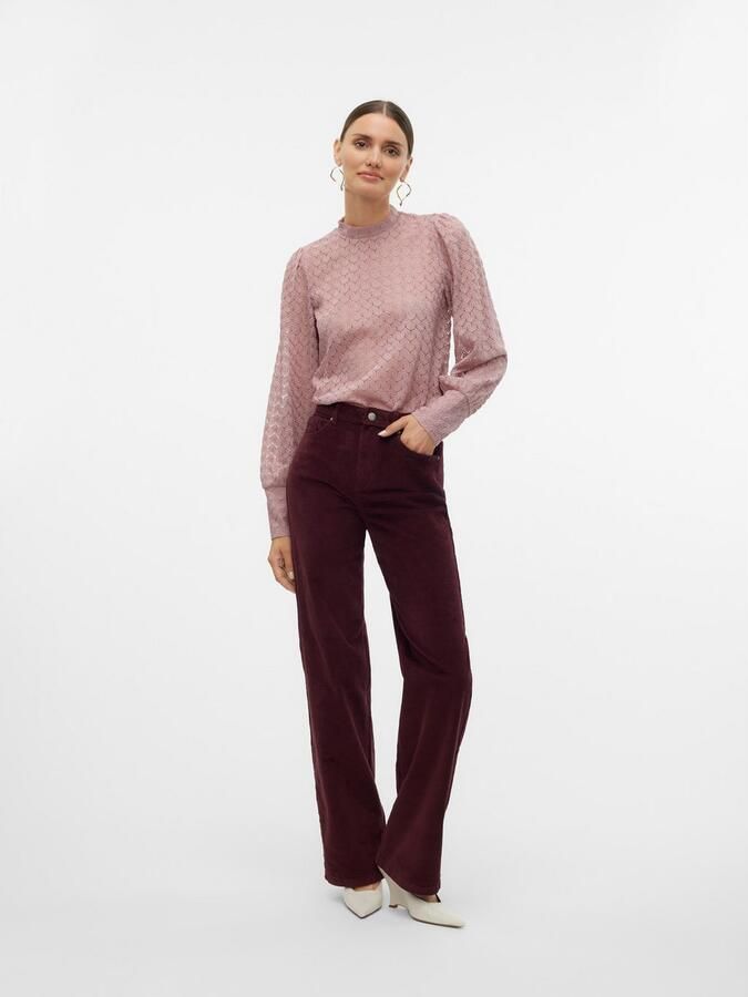 Vero Moda Cordbroek VMTESSA HR WIDE CORDUROY PANTS GA NOOS - Foto 4