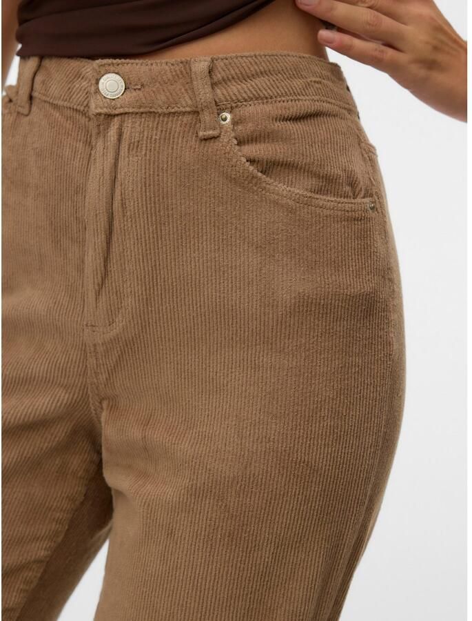 Vero Moda Cordbroek VMTESSA HR WIDE CORDUROY PANTS GA NOOS