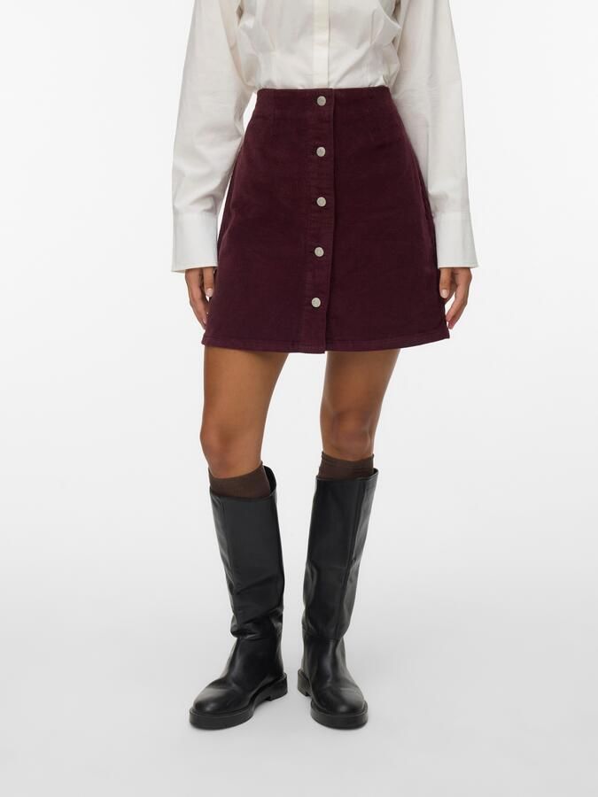 Vero Moda Cordrok VMETTA HR SHORT CORD SKATER SKIRT NOOS - Foto 5