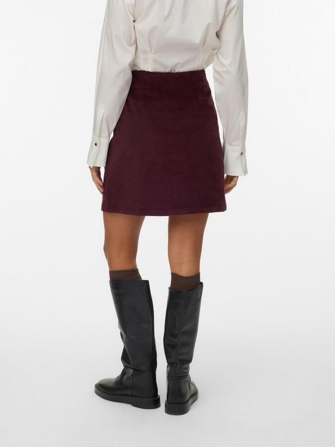 Vero Moda Cordrok VMETTA HR SHORT CORD SKATER SKIRT NOOS - Foto 4