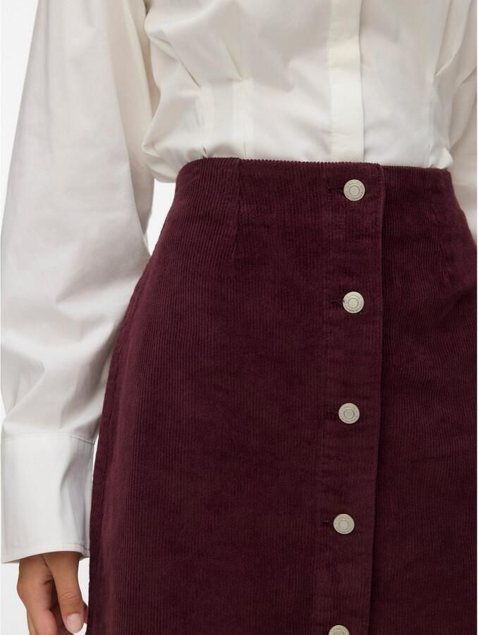 Vero Moda Cordrok VMETTA HR SHORT CORD SKATER SKIRT NOOS - Foto 2
