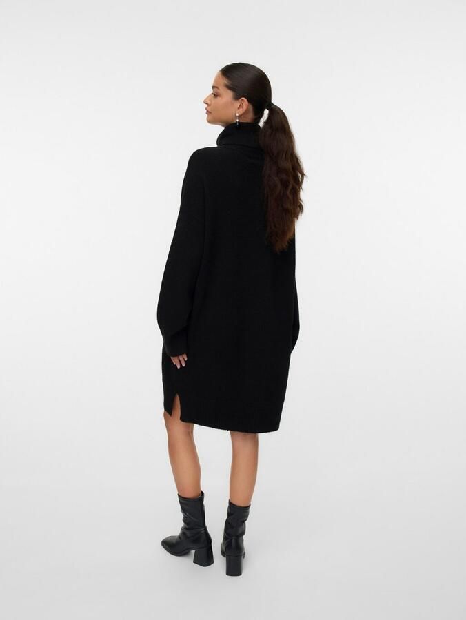 Vero Moda Gebreide jurk VMAQUARIUS LS ROLLNECK SHORT DRESS BF - Foto 2