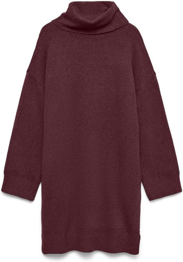 Vero Moda Gebreide jurk VMAQUARIUS LS ROLLNECK SHORT DRESS BF - Foto 3