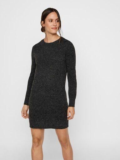Vero Moda Flatteuze gebreide jurk met ronde hals model 'DOFFY'