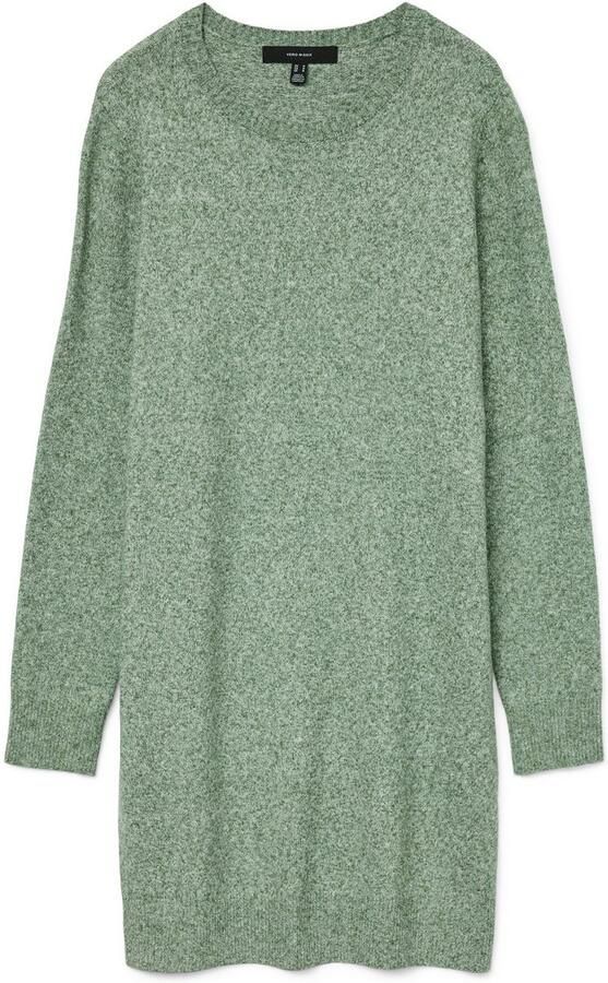 Vero Moda Flatteuze gebreide jurk met ronde hals model 'DOFFY' - Foto 5