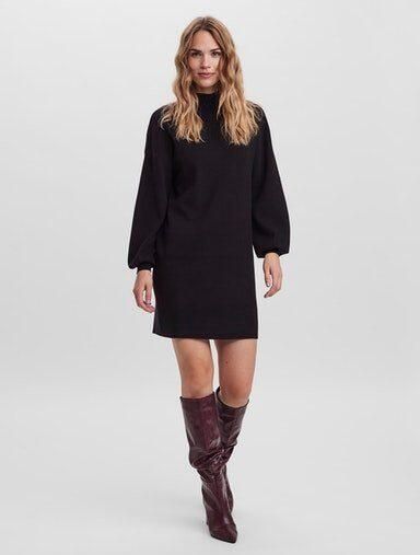 Vero Moda Loose fit gebreide jurk met ballonmouwen model 'NANCY' - Foto 4