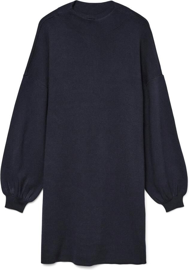 Vero Moda Gebreide jurk VMNANCY LS FUNNELNECK DRESS GA NOOS