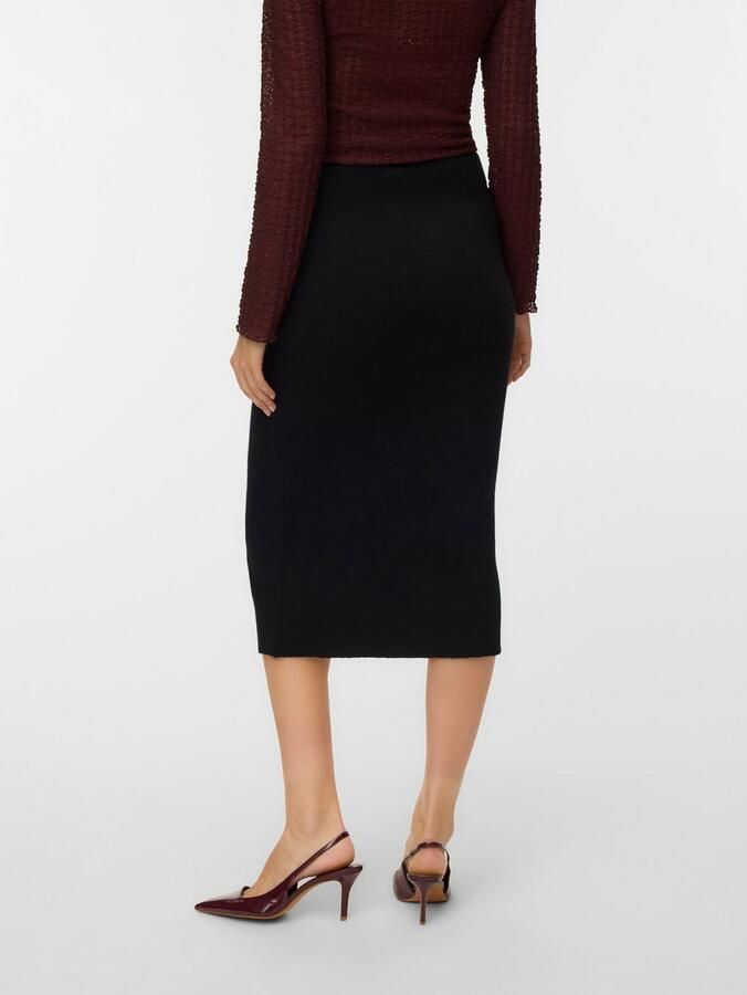 Vero Moda Gebreide rok VMSABA FULLNEEDL NW 7 8 LNGHT SKIRT NOOS - Foto 3