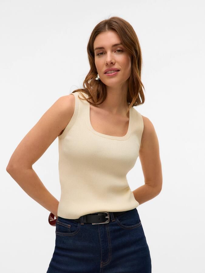Vero Moda Gebreide top VMPOPPY SL SQUARE NECK TOP VMA NOOS - Foto 6