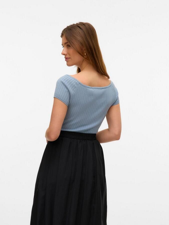 Vero Moda Gebreide top VMPOPPY SS OFF SHOULDER TOP VMA NOOS - Foto 4