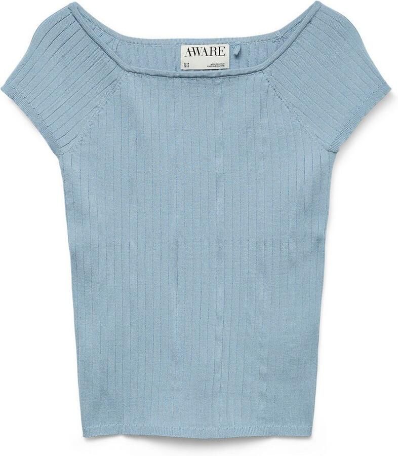 Vero Moda Gebreide top VMPOPPY SS OFF SHOULDER TOP VMA NOOS