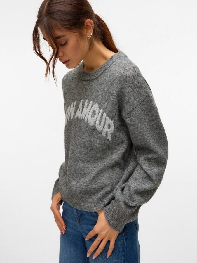 Vero Moda Regular fit gebreide pullover met viscose model 'AMOREMIO' - Foto 4