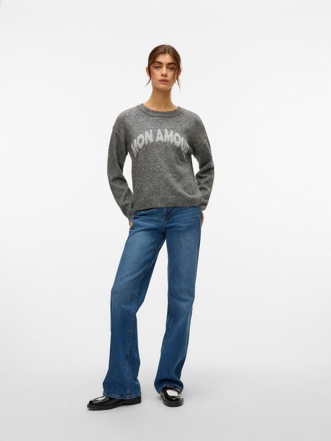 Vero Moda Regular fit gebreide pullover met viscose model 'AMOREMIO' - Foto 3