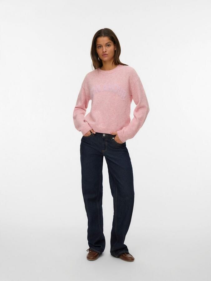 Vero Moda Regular fit gebreide pullover met viscose model 'AMOREMIO' - Foto 4