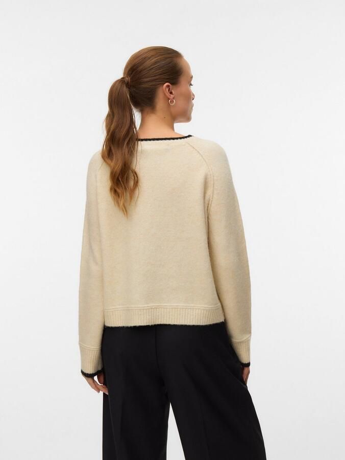 Vero Moda Gebreide trui VMAQUARIUS LS O-NECK RAGLAN PULLOVER BF - Foto 3